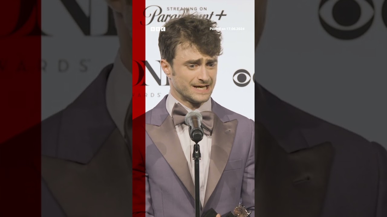 Harry Potter star Daniel Radcliffe has won his first Tony award. #HarryPotter #TonyAward #BBCNews