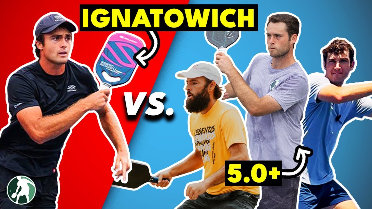 We Battled Pickleball World #3 James Ignatowich!