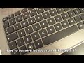 How to replace or remove keyboard in HP envy 17 Backlit laptops envy17