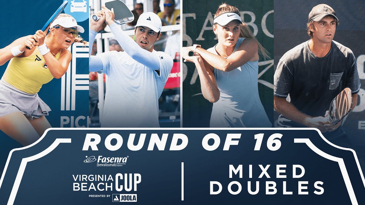 Waters/Johns v Sleeth/Ignatowich at the Fasenra Virginia Beach Cup presented by Joola