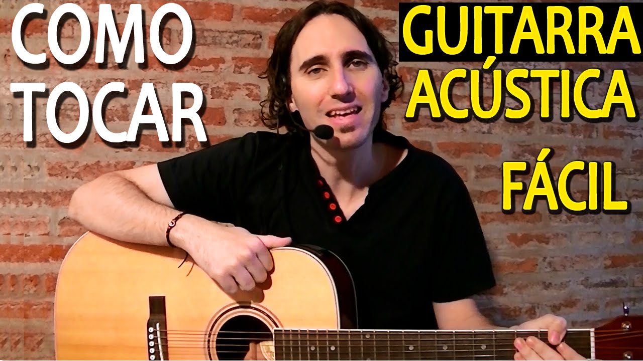 Como Aprender a Tocar Guitarra Acústica Para Principiantes Ejercicios