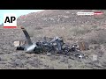 Yemens Houthi rebels claim downing of US Reaper drone and release footage of wreckage