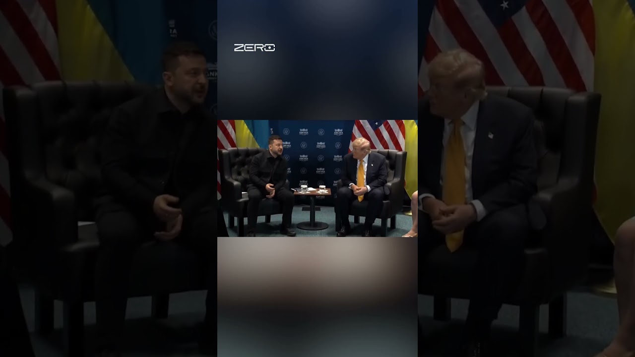 ZELENSKY JOKES DURING gathering WITH TRUMP