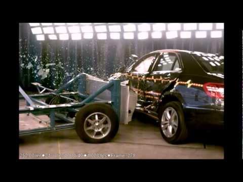 crash test video Mercedes Benz E 63 AMG W212 din 2009