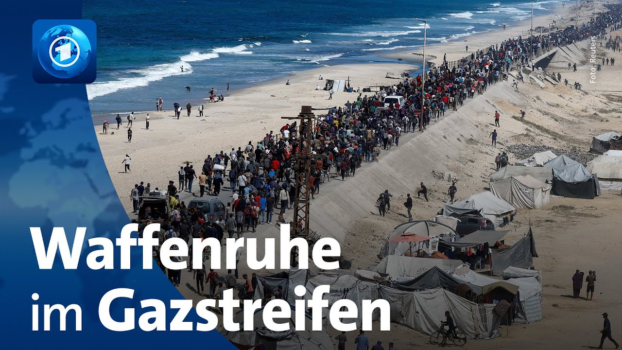 tagesschau24 Top-Thema, 10.10.2025 | Israel stimmt Waffenruhe zu
