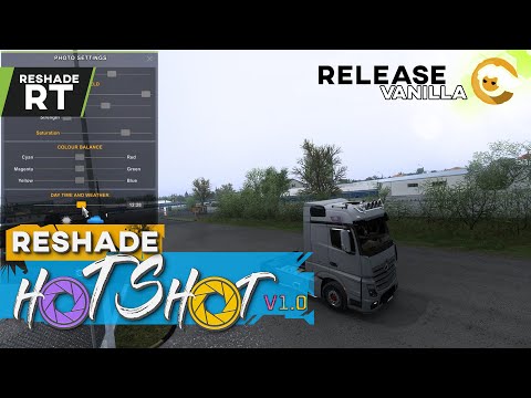 ETS2 – JD6 hoTShot – RAY TRACING ReShade v1.0