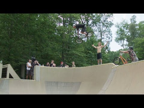 Throwing Down in the Skatepark at the Polaris Invitational