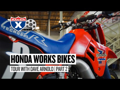 Private Honda Tour with Dave Arnold - Exotic Motocross Bikes - Part 2