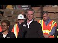 Fire-damaged Los Angeles freeway repairs will take three to five weeks, California governor says  - 01:13 min - News - Video