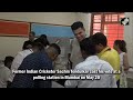 Mumbai Voting | Former Indian Cricketer Sachin Tendulkar, Son Arjun Tendulkar Cast Votes  - 01:31 min - News - Video