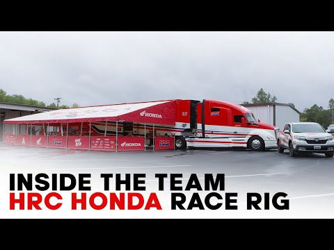 Inside the Team HRC Honda Race Rig