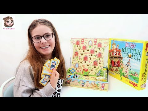 BURG KLETTERFROSCH 🐸 3D Brettspiel und Mama hat keine Chance gegen Hannah | HABA
