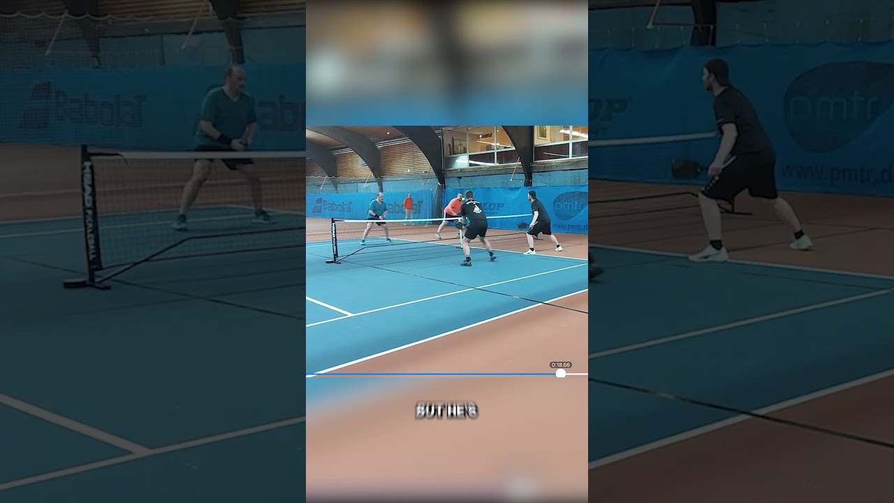 Adding finesse with pressure-packed dinks⚡#pickleball #pickleballtips #explore #shorts