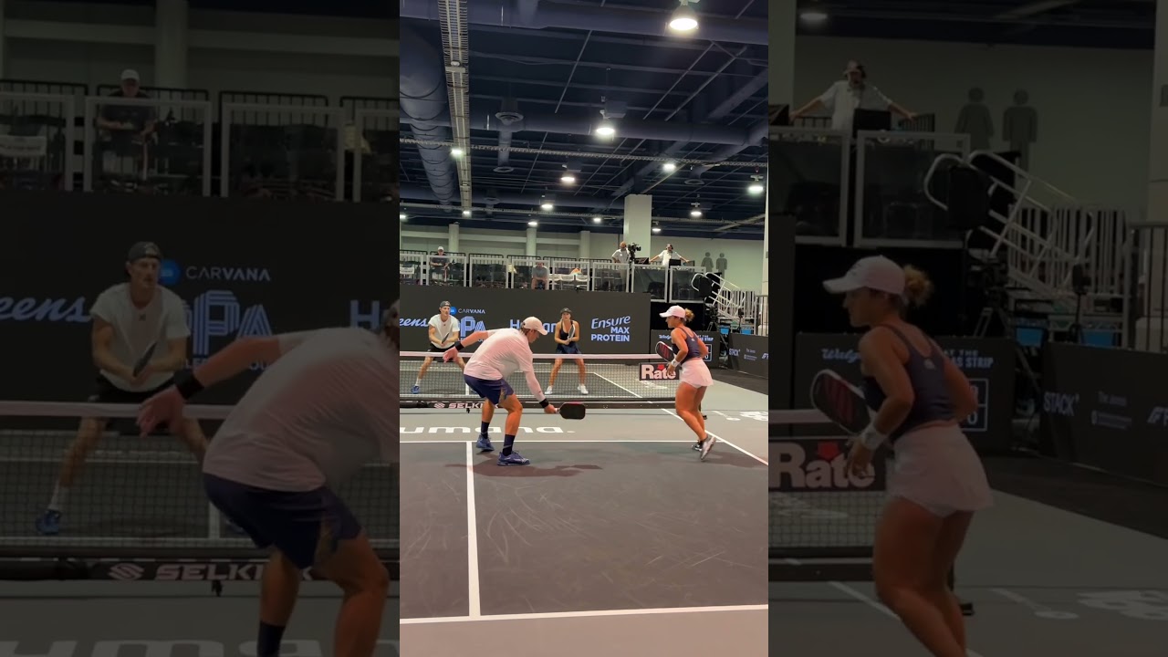 Match Point in this pickleball match for Alshon and Parenteau 😳 Watch what happens 🔥