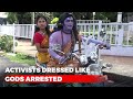 Assam man dresses up as Lord Shiva in street play on price rise, detained