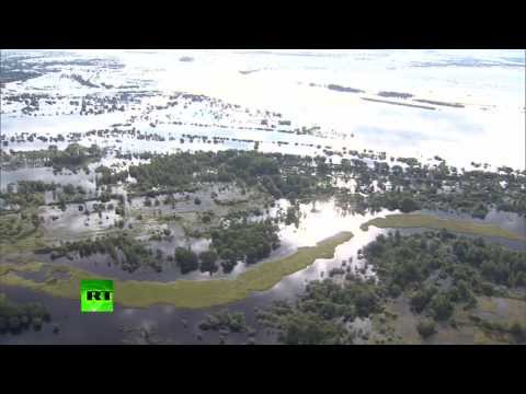 Наводнение в Амурской области дошло до Хабаровска