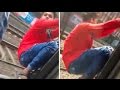 On Cam: Boy flies out of speeding train while performing stunt