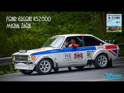 Michal Žáček - Ford Escort RS2000 - IX. Vrbenský vrch 2022 - Vrbno pod Pradědem