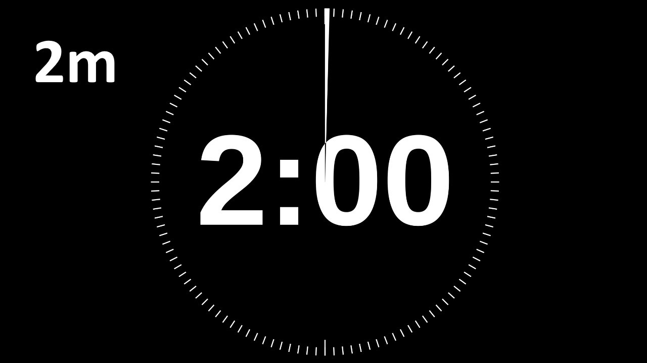 2 Minute Countdown Timer - YouTube