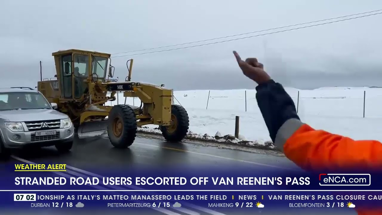 Weather Alert | Stranded road users escorted off Van Reenan's pass