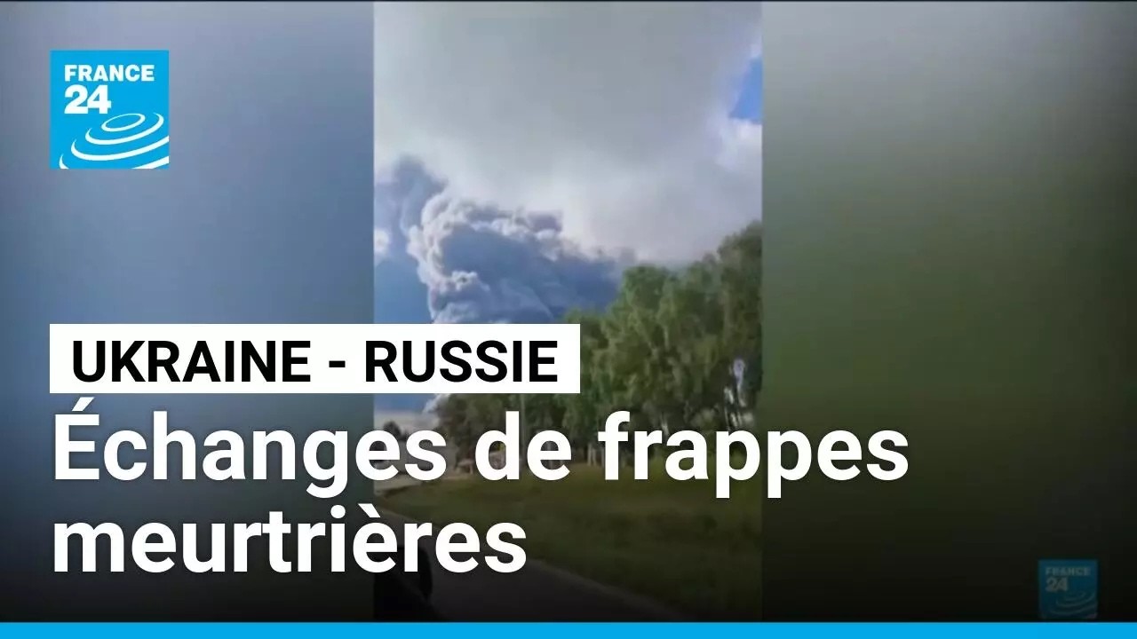 Ukraine - Russie : Moscou dénonce une attaque de drones sur la population civile • FRANCE 24