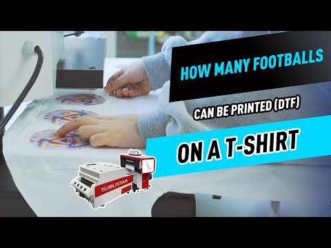 How Many ?Football Designs Can Be Printed (DTF) on A T-shirt?