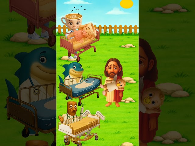 Quale dottore guarirà il bambino di Gesù? #shorts #cartoon #italy