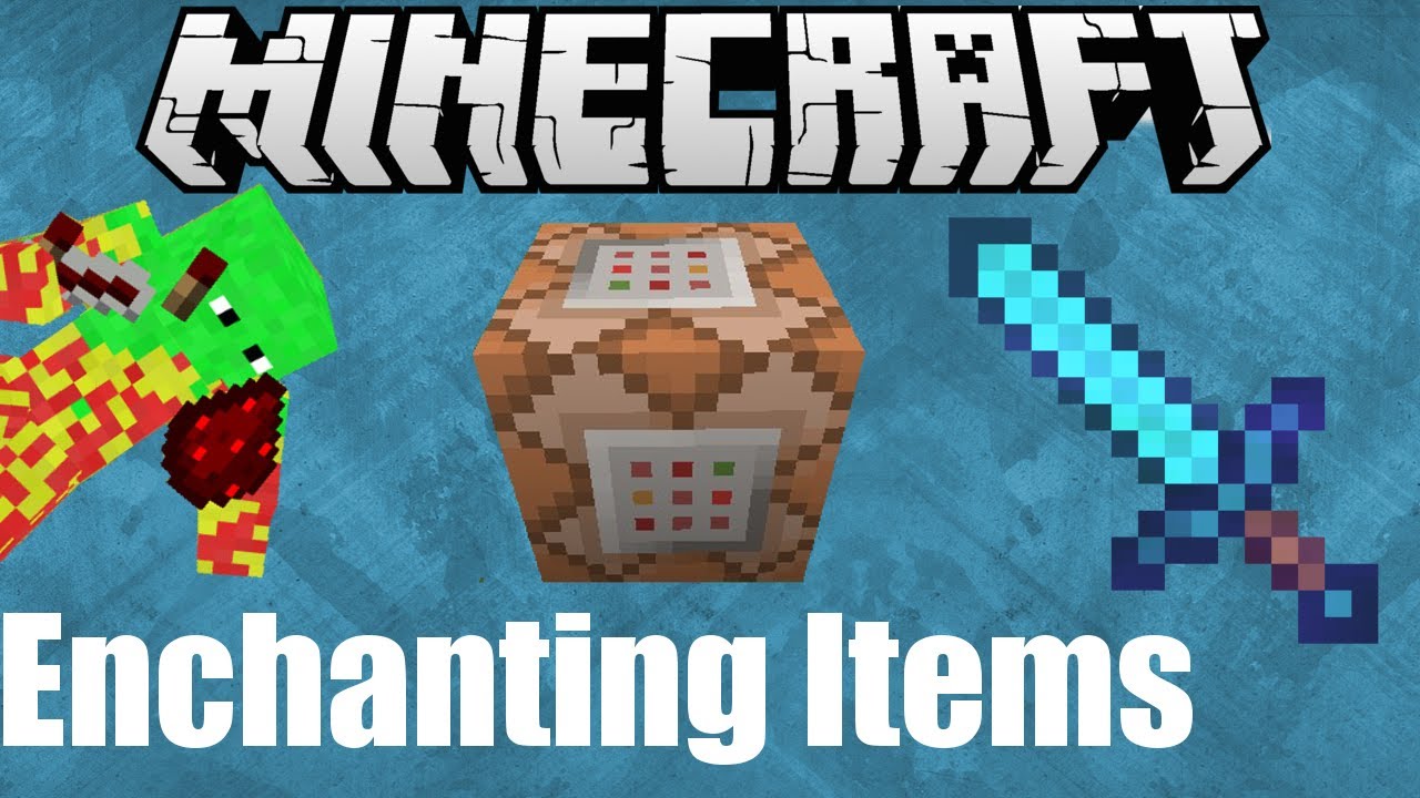 Give Enchanted Items With ONE Command In Minecraft 1 7 YouTube