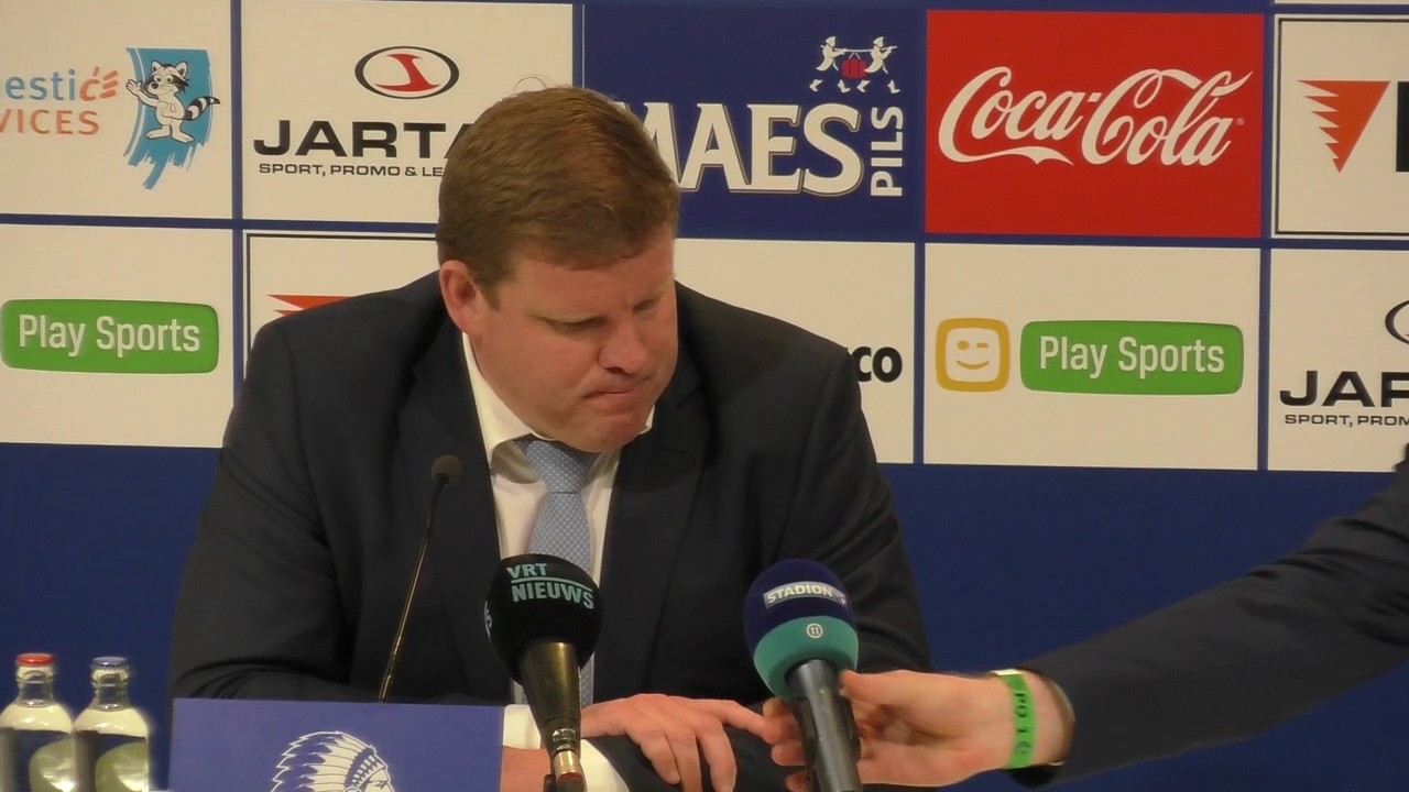 Persconferentie na KAA Gent - Club Brugge KV