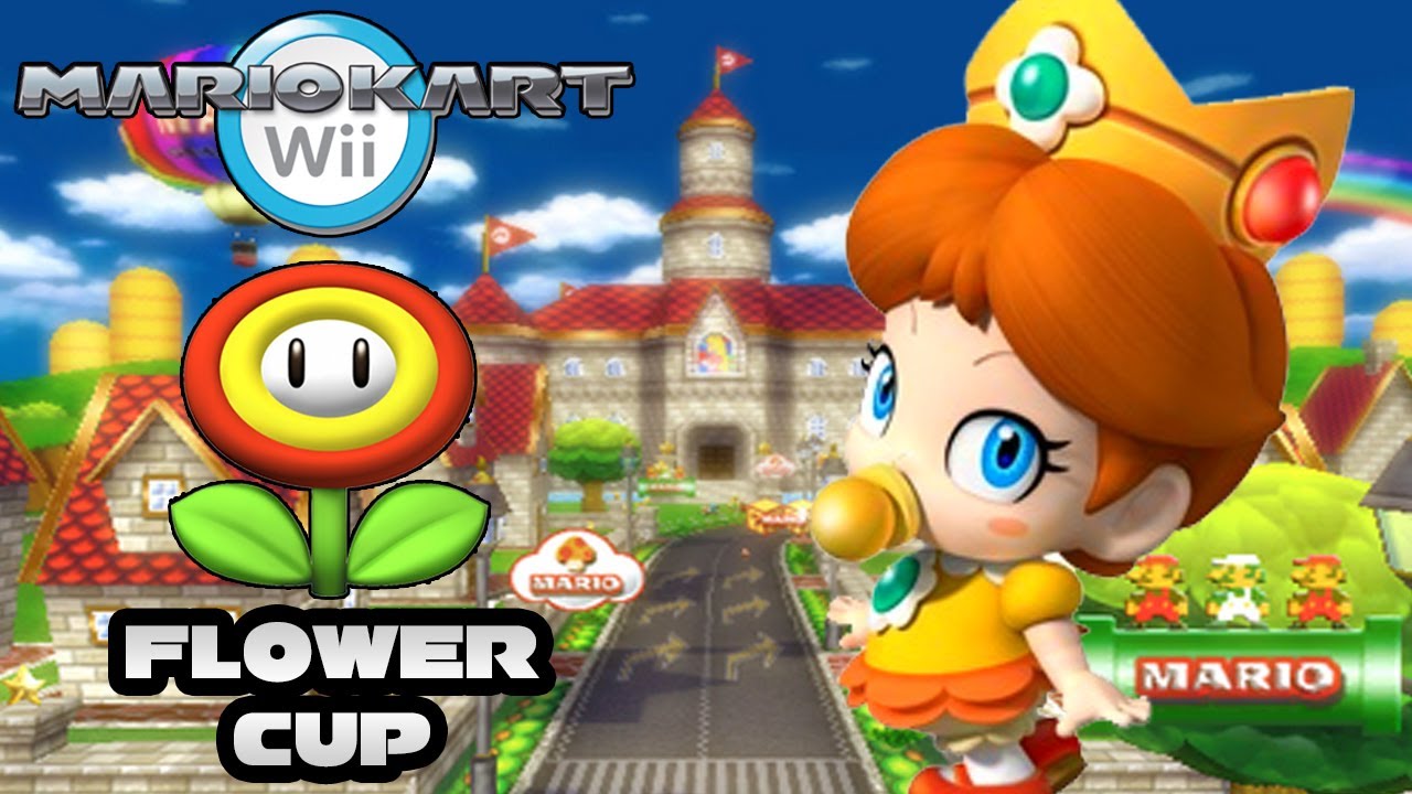 Mario Kart Wii Flower Cup 150cc Race To Mario Kart 8 Marathon Youtube 3032