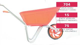 Original Plastic Wheelbarrow Pony Wheel