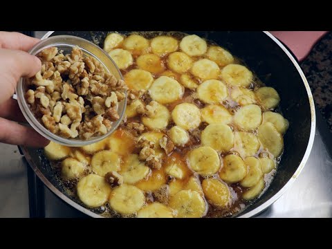 Upload mp3 to YouTube and audio cutter for mix bananas with some walnuts! the famous dessert that drives the world crazy! ready in 5 minutes! download from Youtube