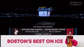 Northeastern vs Boston University Men's Hockey 2/11/24 Beanpot Championship