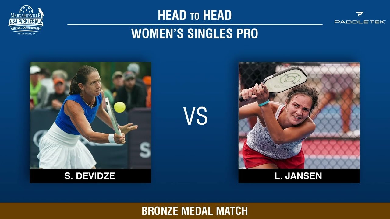 2022 National Championships | Women's Singles Bronze Medal Match | Lea Jansen vs. Salome Devidze