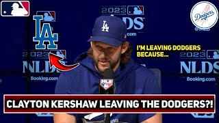 🚨 BREAKING! CLAYTON KERSHAW LEAVING THE DODGERS? FANS STUNNED BY THIS NEWS! LOS ANGELES DODGERS NEWS