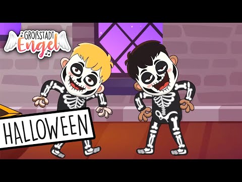 HALLOWEEN | Kinderlieder zum Tanzen | Zeichentrick Video | Kinderdisco Lieder - GroßstadtEngel