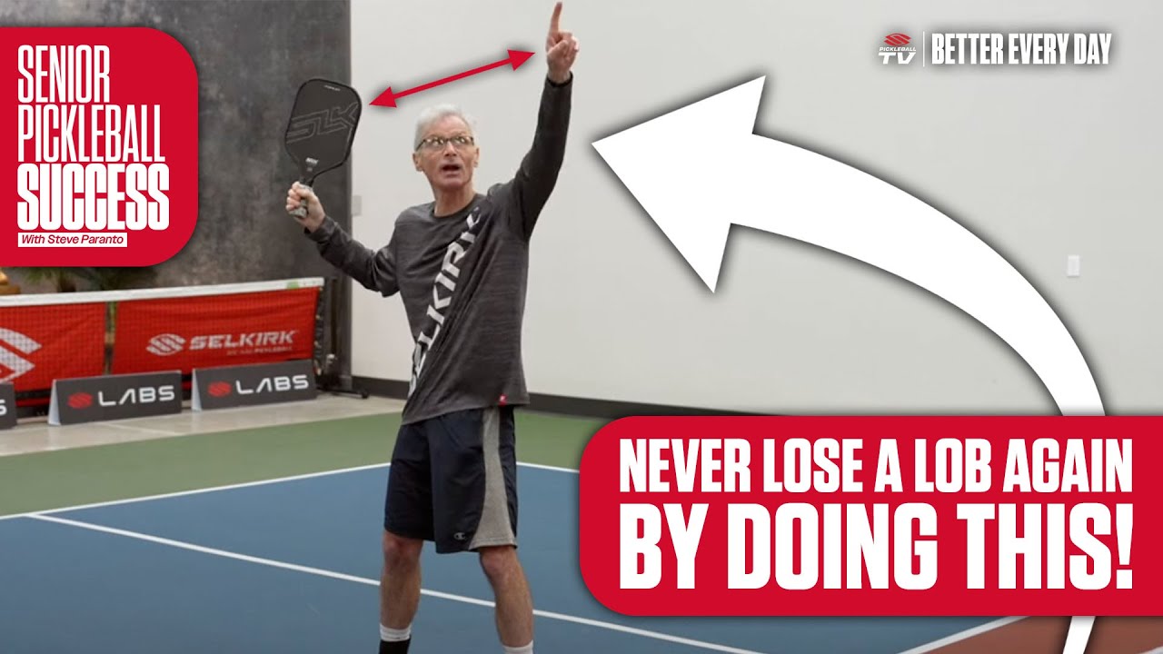 How to Defend the Pickleball Lob (As a Senior)