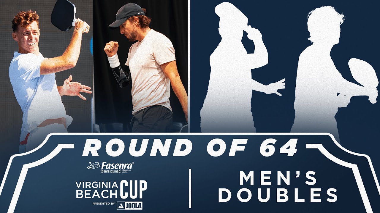 Goldin/Y.Johnson v Dussault/Horricks at the Fasenra Virginia Beach Cup presented by Joola