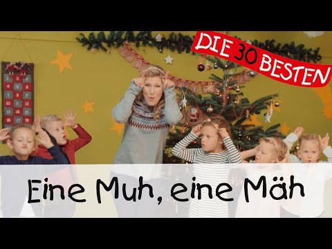 👩🏼🤶🏻 Eine Muh, eine Mäh - Singen, Tanzen und Bewegen || Kinderlieder