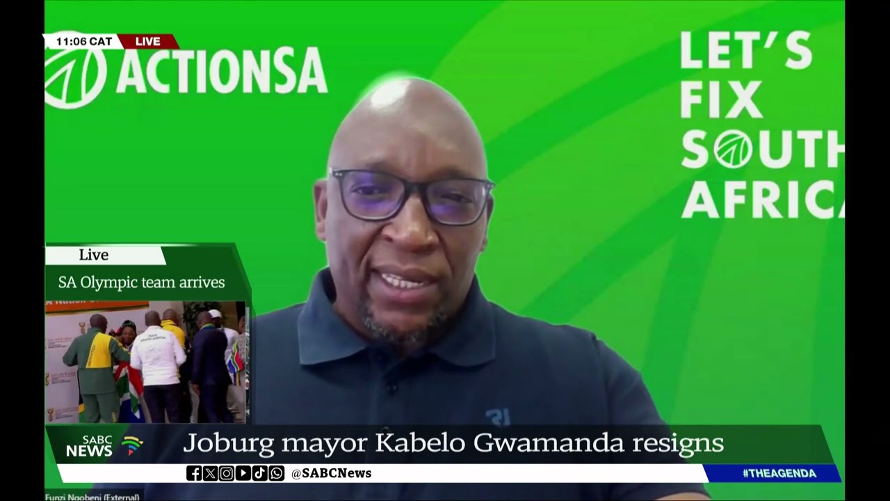 Kabelo Gwamanda | 'Mayor's resignation is not the end of problems for Joburg residents': ActionSA