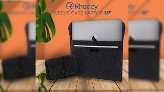 Pratinjau video produk Rhodey Sleeve Case Laptop Macbook Felt with Pouch 13 Inch - AK01