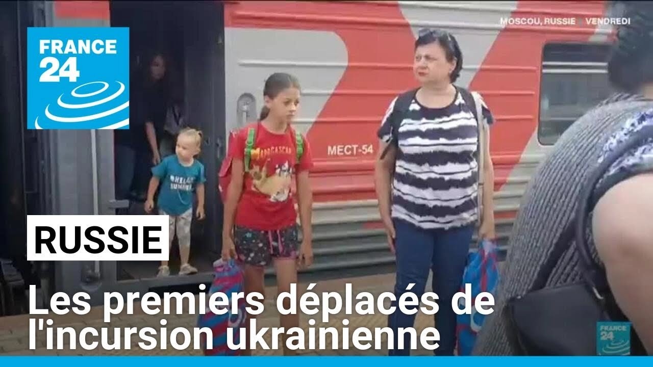 La Russie évacue les premiers déplacés après l'incursion ukrainienne sur son territoire