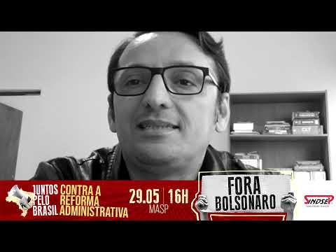 Ejivaldo do Espírito Santo, dirigente do Sindsep, lembra que ato Fora Bolsonaro é em defesa da vida