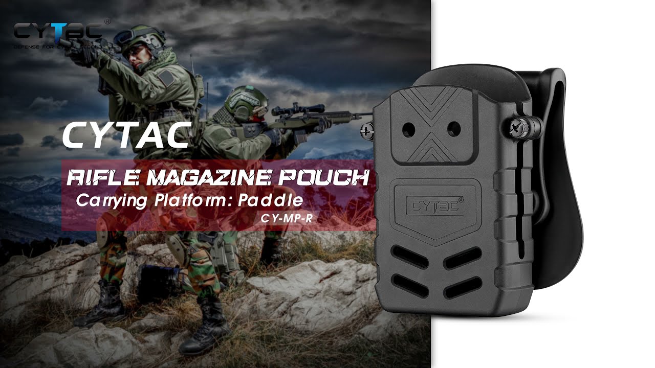 Cytac M4/ M16/ AR15 Magazine Pouch with Paddle-CY-MP-R