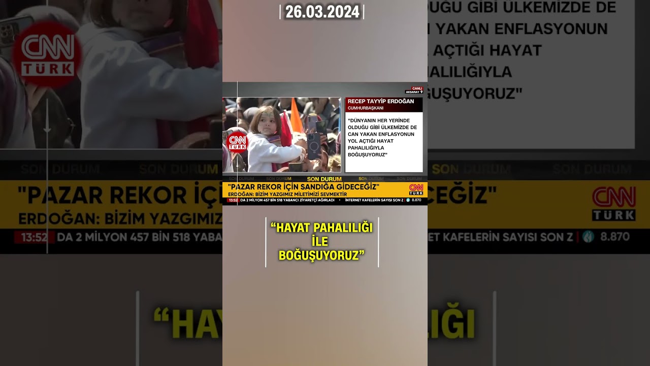 Recep Tayyip Erdoğan Aksaray Mitinginde Konuştu | CNN TÜRK #shorts