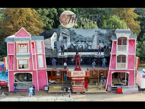 Montage du train fantôme Thriller
