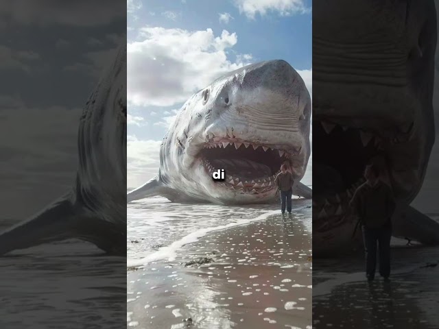 Kenampakan megalodon yang muncul di laut