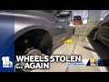 Thieves steal cars tires in Elkridge ... again