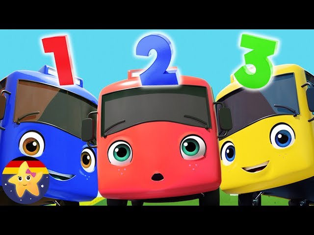 10 kleine Busse ???? | Kinderlieder | Little Baby Bum Deutsch | Cartoons für Kinder