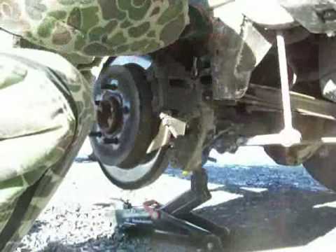 Replace front disk brakes ford e-250 #8